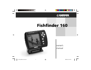 Handleiding Garmin 160 Fishfinder