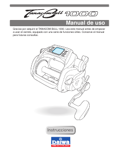 Manual de uso Daiwa Tanacom Bull 1000 Carrete de pesca