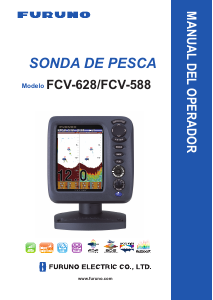 Manual de uso Furuno FCV-588 Sonda de pesca