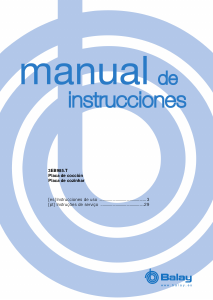 Manual de uso Balay 3EB985LT Placa