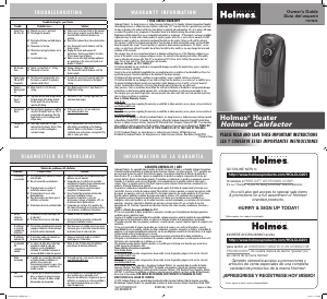 Handleiding Holmes HCH820-UM Kachel