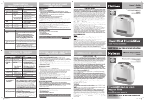 Manual Holmes HM3608 Humidifier