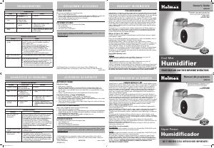 Manual de uso Holmes HM2409 Humidificador