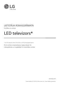 Rokasgrāmata LG 50UN74007LB Gaismas diožu televizors