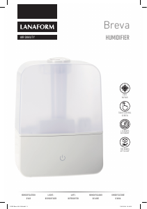 Manual Lanaform LA120123  Breva Humidifier