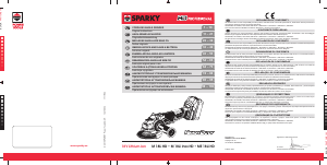 Manuale Sparky M 18Li E HD Smerigliatrice angolare