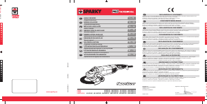 Instrukcja Sparky MB 2200P HD Szlifierka kątowa