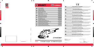 Посібник Sparky M 750E HD Compact Кутошліфувальна машина