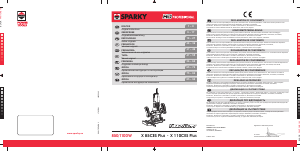 Manual de uso Sparky X 110CES Plus Fresadora de superficie