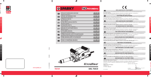 Manuale Sparky MKL 755CE Smerigliatrice assiale