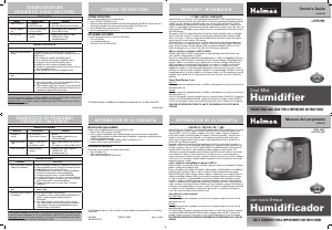 Manual de uso Holmes HCM1100-ABWM-2 Humidificador
