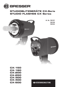 Bedienungsanleitung Bresser CX-400 Blitz