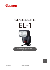 Handleiding Canon Speedlite EL-1 Flitser