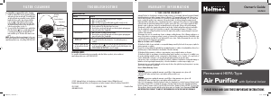 Manual Holmes HAP600-TU Air Purifier