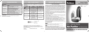 Manual Holmes HAP9242 Air Purifier