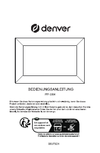 Bedienungsanleitung Denver PFF-1064W Digitaler bilderrahmen