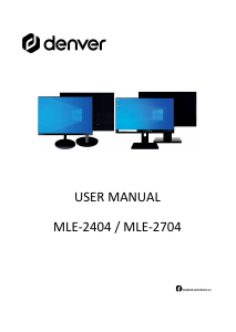 Handleiding Denver MLE-2704 LED monitor