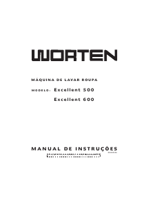 Manual Worten Excellent 500 Máquina de lavar roupa