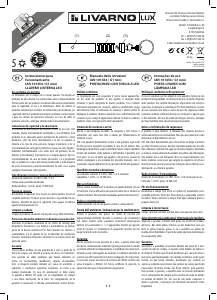 Manual de uso LivarnoLux IAN 101454 Linterna