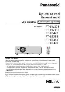 Priručnik Panasonic PT-LB353 Projektor