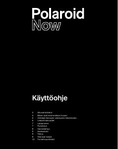 Käyttöohje Polaroid Now Kamera