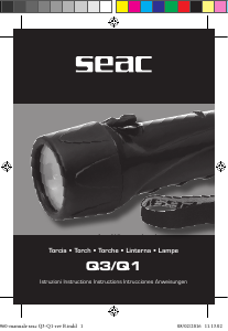 Manual de uso SEAC Q1 Linterna