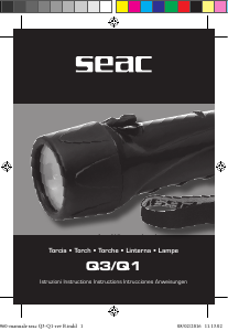 Handleiding SEAC Q3 Zaklamp