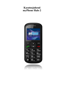 Kasutusjuhend myPhone Halo 2 Mobiiltelefon