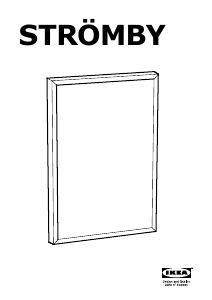 Manual IKEA STROMBY Ramă foto