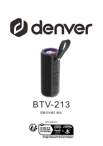 Manuale Denver BTV-213 Altoparlante