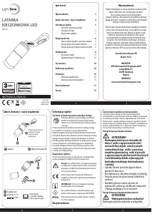 Instrukcja LightZone 931-2 Latarka