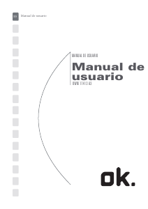 Manual de uso OK OWM 17413 A3 Lavadora