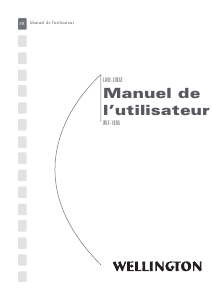 Mode d’emploi Wellington WLF-1005 Lave-linge