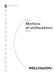 Mode d’emploi Wellington WLF-1207 Lave-linge