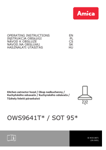 Manual Amica OWS 9641 TI Cooker Hood