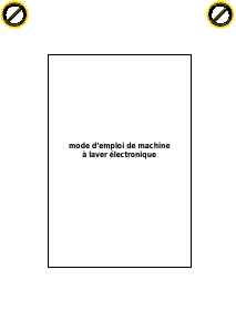 Mode d’emploi Wellington WT-505TRS Lave-linge