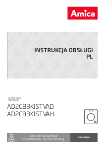Instrukcja Amica AD2C83KISTVAH Suszarka