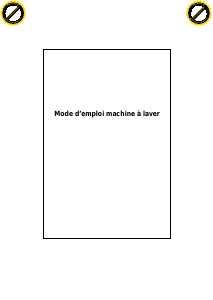 Mode d’emploi Wellington WT-807TRS Lave-linge