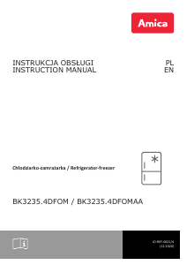 Handleiding Amica BK34059.6 DFZOL Koel-vries combinatie