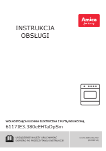Instrukcja Amica 6117IE3.380HTaDp(Bm) Kuchnia