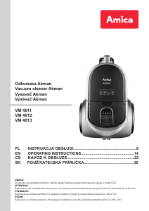 Manual Amica VM 4012 Akman Vacuum Cleaner