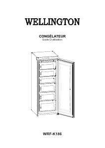 Mode d’emploi Wellington WRF-K186 Congélateur