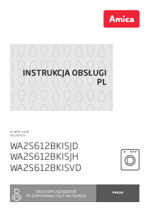 Instrukcja Amica WA2S612BKISVD Pralka