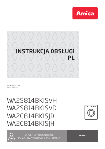 Instrukcja Amica WA2C814BKISJD Pralka