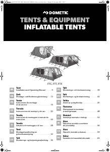 Manuale Dometic FTX 601 TC Tenda