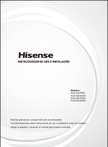 Manual de uso Hisense AUD-36UX5SH Aire acondicionado