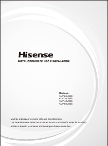 Manual de uso Hisense AUV-24UR5S Aire acondicionado