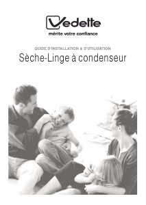 Mode d’emploi Vedette VST562XL Sèche-linge