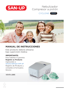 Manual de uso San-Up 3020 Cyclone Inhalador