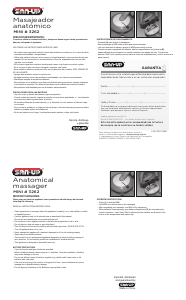 Manual San-Up 3262 Massage Device